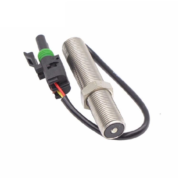 Temperature Resistant Speed Detector High Sensitivity RPM Sensor 5/8 18UNF Threaded Mounting Device for Heavy Machinery