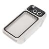 Retro TV Shaped HD Stereo   Speaker Loudspeaker for Under 6   Mobile Phone Stand White