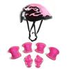 Childrens Safety Helmet Set For Roller Skating With Foam Padding And Knee Protectors For Kids Sports Activities