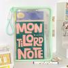 Transparent Zipper Pouch A4 Letter Size File Folder with Handle Portable Document Organizer for Office School Travel Supplies