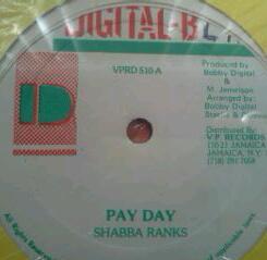 

12inch Record SHABBA RANKS - Pay Day VPRD510 Digital-B US Reggae, Ska & Dub Used
