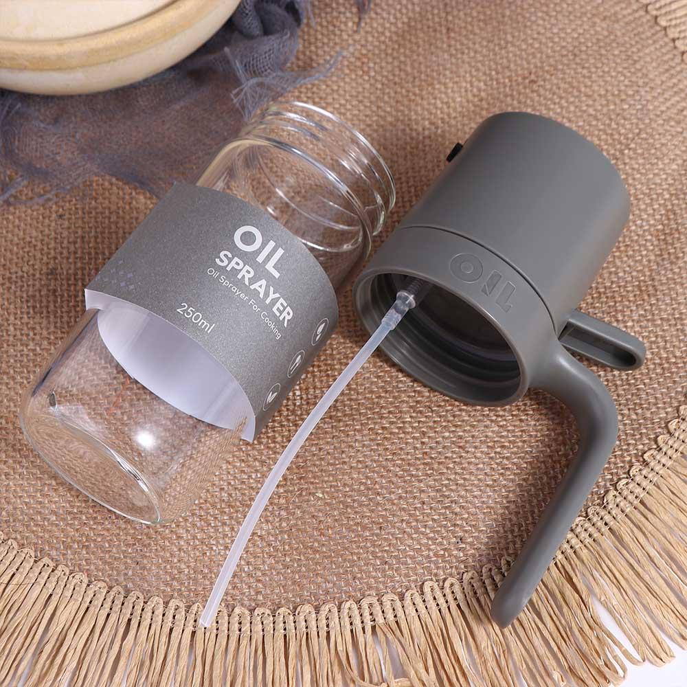 Transparent Olive Oil Mister Glass Spray Bottle Durable Vinegar Dispenser  Grilling