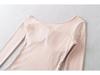 Women's Spicy American One-Shoulder Long-Sleeve Padded Crop Top - Autumn 2025