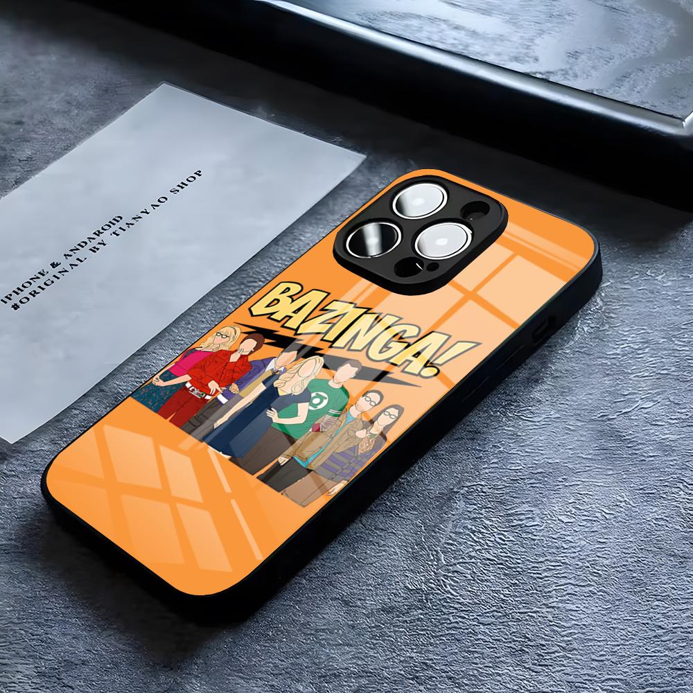 

The Big Bang Theory Phone Case For IPhone 16 15 14 Pro 11 13 12 Mini XS XR Max 6 8 7 Plus SE Glass Luxury Design Cove iPhone SE2020