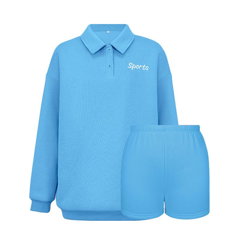 Abito in maglione rosa Barbie stile europeo e americano Abito in maglione in pile pullover a maniche lunghe con ricamo sportivo LOGO