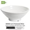 HANDUNYOU Commercial Imitation Porcelain Plastic Soup Bowl