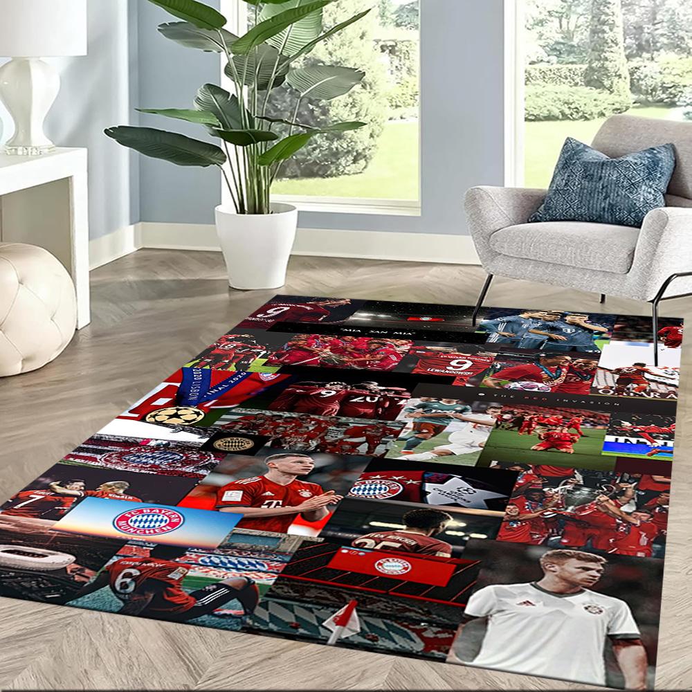 Bayern Munich Area Rug Perfect for Game Room Study Room Decorate Room Living Rooms Anti-slip Rug Decorate Offices