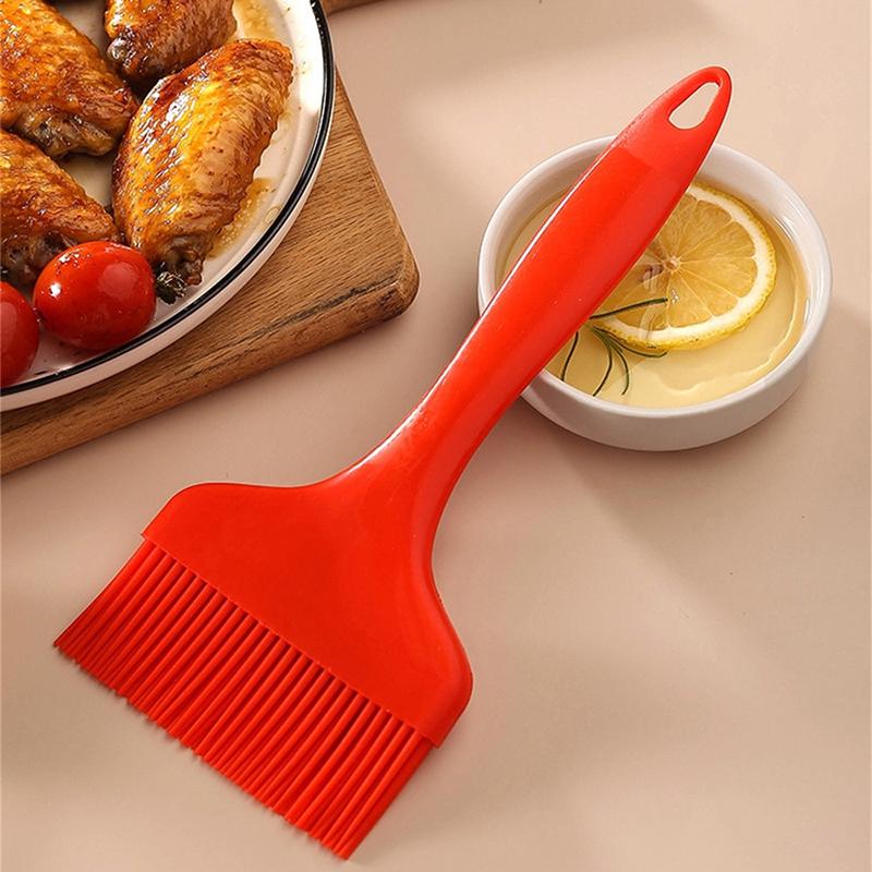 Large Wide Silicone Oil Brush Non-Stick Heat Resistant Barbecue Bread Pastry Baking Brush Kitchen Cake Bbq Baking Tools