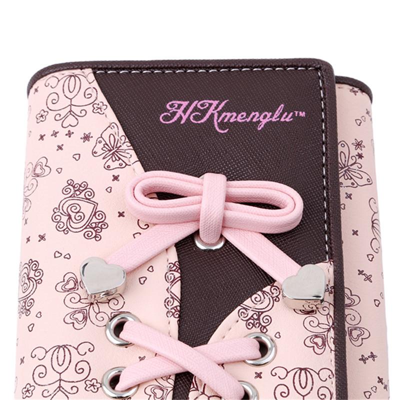 Girl Long Wallet Multi-functional PU Wallets Cartoon Money Bag Coin Purse Card Holders Clutch Practical Wallets Purses For Gift