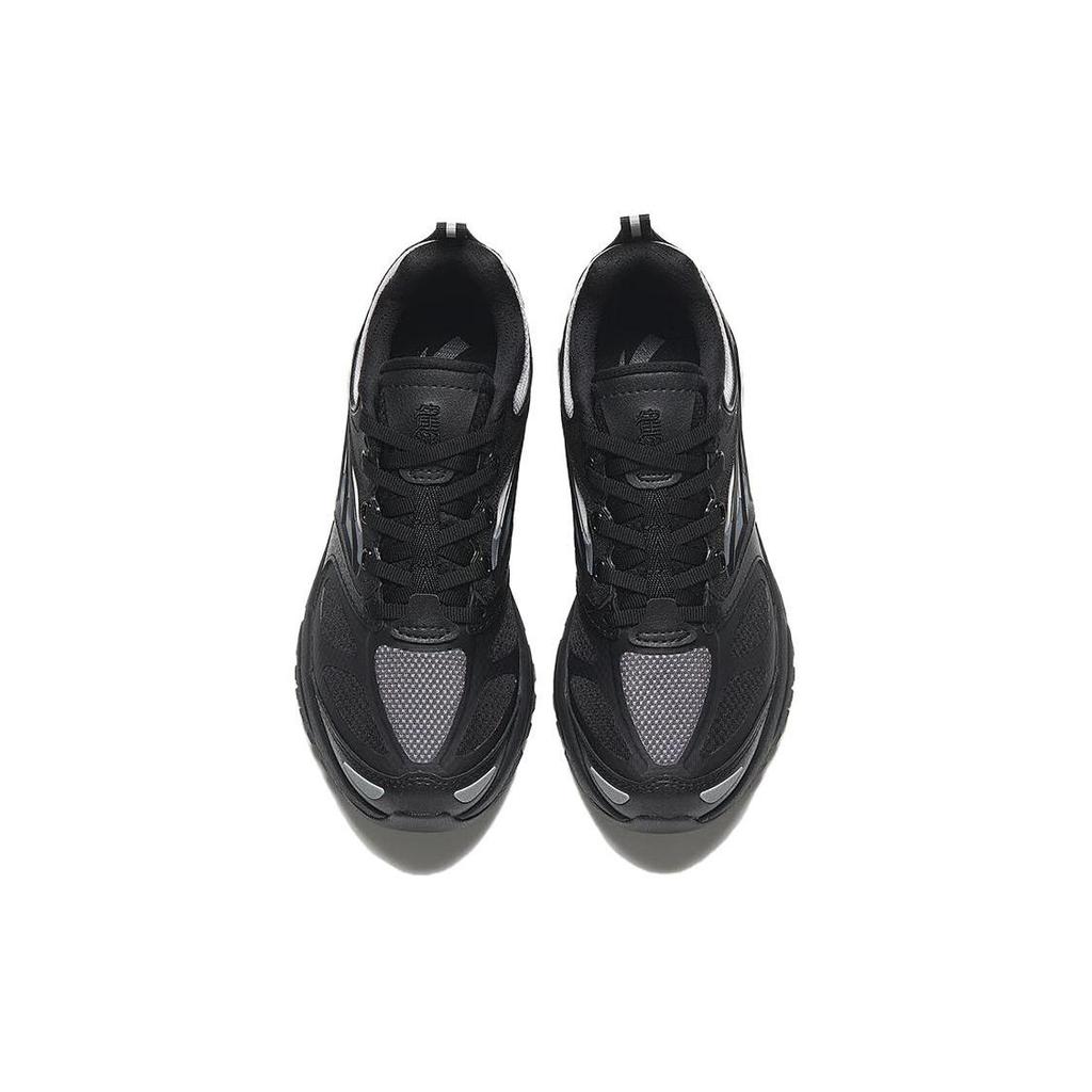 Anta Millennium Sparrow Feather Platform Cushioning Slip Resistant Low top Chunky Sneakers Men's Black 112338899-1