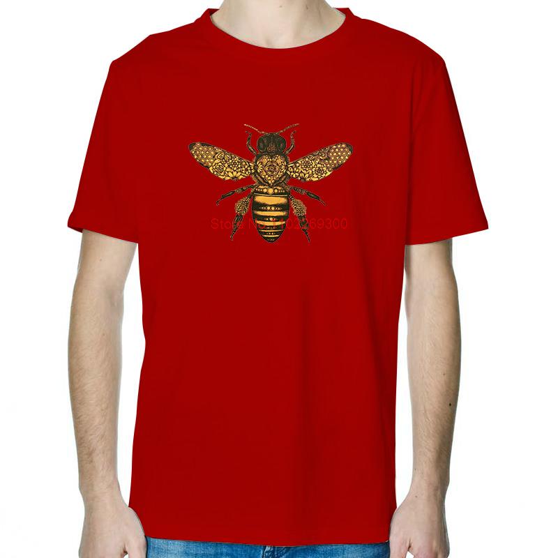 Bee Drawing Moth Insect Tattoo Graphic T Shirts Summer Fashion Tees Tops Cotton New Shirts And TShirts Unisex Print T Shirt