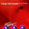 Thick Red Wedding Floor Mat - Long-Lasting Coverage for Entrances and Events