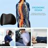 Ergonomic Memory Foam Lumbar Pillow, Comfortable Back Support Cushion for Office Chair, Home Furniture Accessory