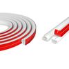 1PC 2M Arc Anti-extrusion Floor Cord Cover Self-Adhesive Power Extension Wiring Duct Cable Protector Home Outdoor Wire Organizer