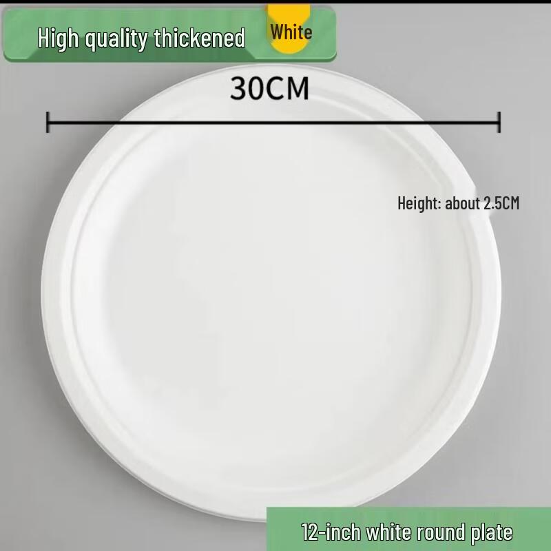 Disposable Biodegradable Pulp Plates