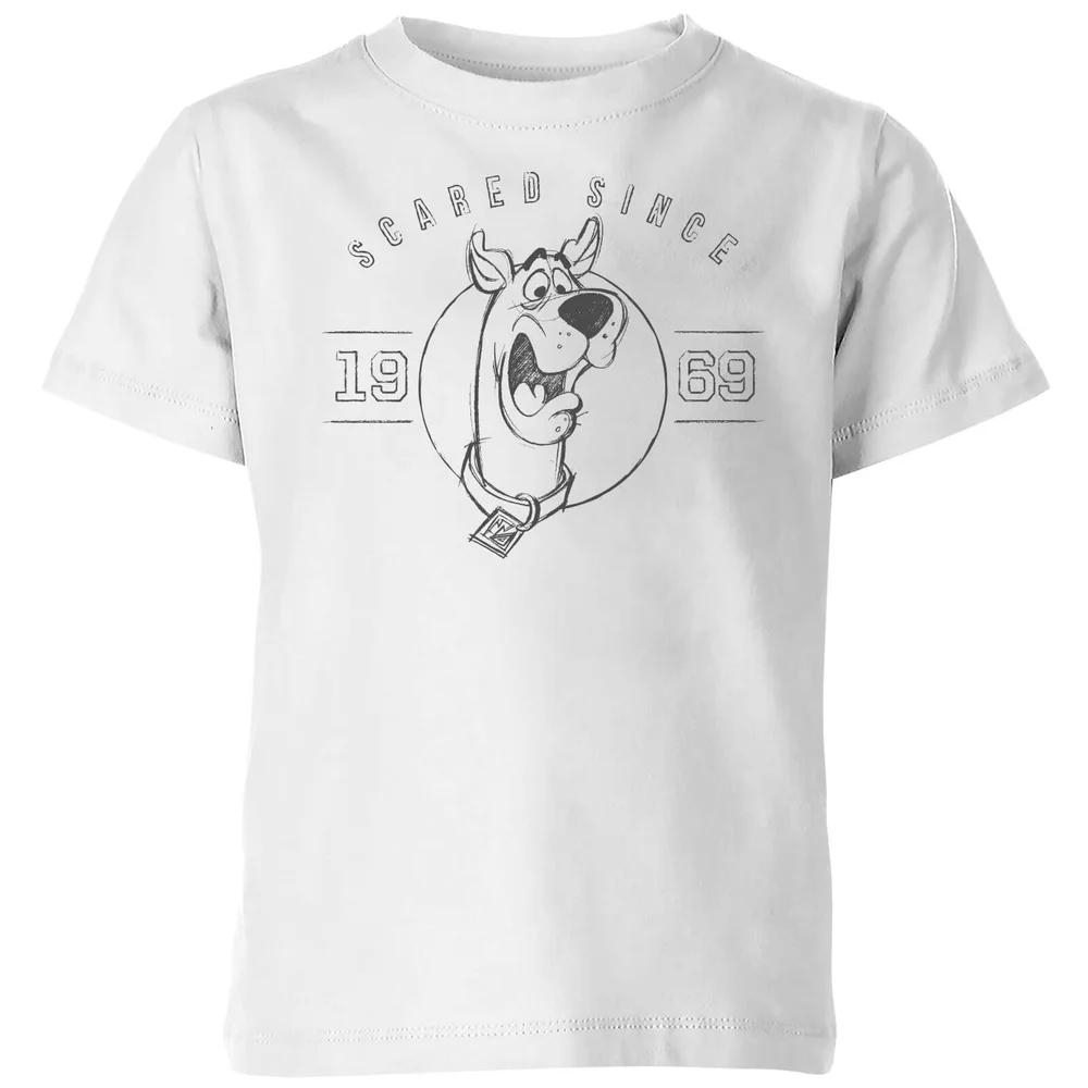 Scooby Doo Scared Since  69 Kids  T-Shirt - White - 3-4 Years 160