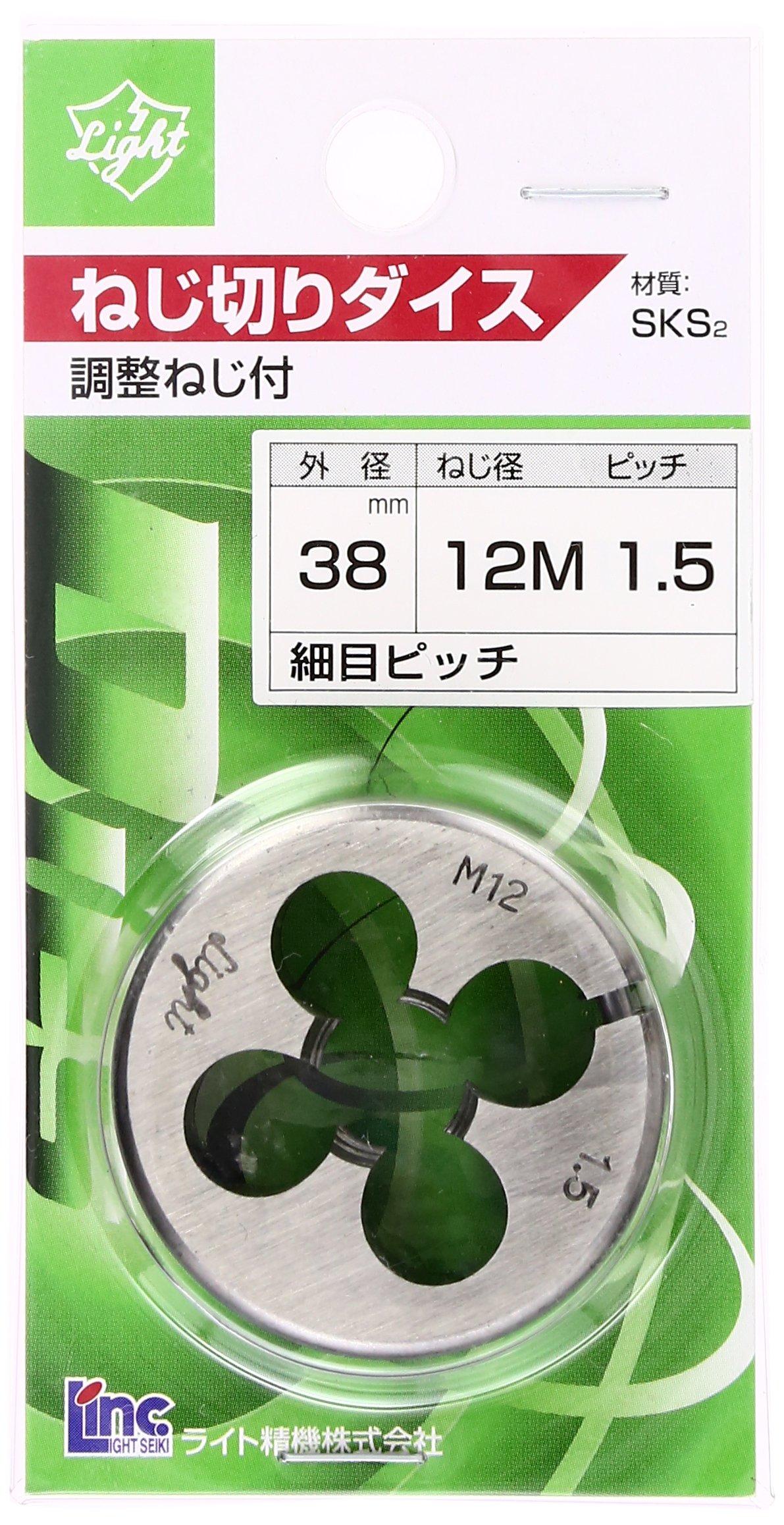 

Плашка Легкая 38 Диаметр M12 x 1.5