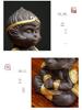 Zisha Ceramic Sun Wukong Tea Pet - Great Sage Monkey With Tea Set, Home Decoration, Auspicious Clouds, Attracting Wealth.