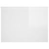 Vidaxl Coffee Table, Glossy White, 80X55.5X41.5 Cm