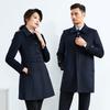Tlumon Unisex Wool Blend Professional Work Coat