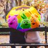 Happy Rabbit  Pattern, Automatic Folding Umbrella, Portable and Foldable Design, 8 Ribs, a Christmas or Birthday Gift.
