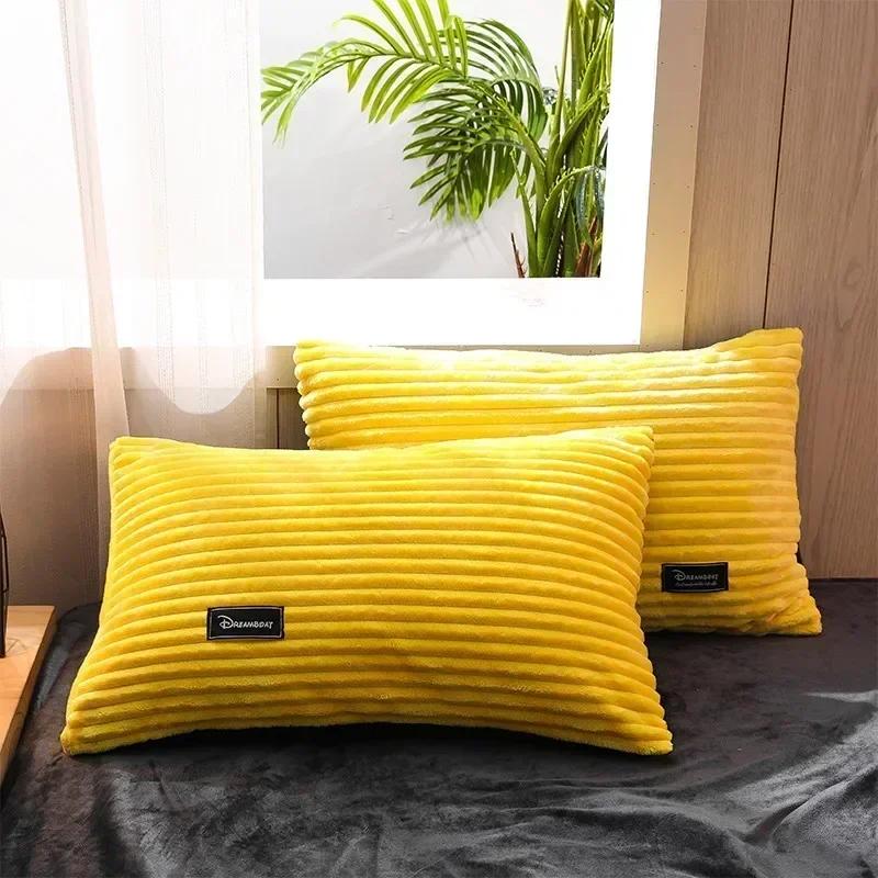 Solid Color Winter Warm Velvet Duvet Cover Thicken Bed Quilt Cover Twin Queen King Size Bedding 150/180/200/220cm Funda Nórdica