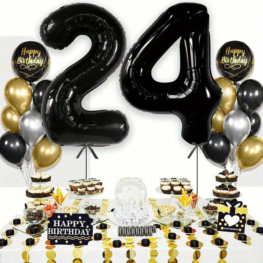 Palloncino Grande Numero da 40 Pollici, Palloncino Numero Grande in Foglio Mylar per Decorazioni Forniture Festa di Compleanno,