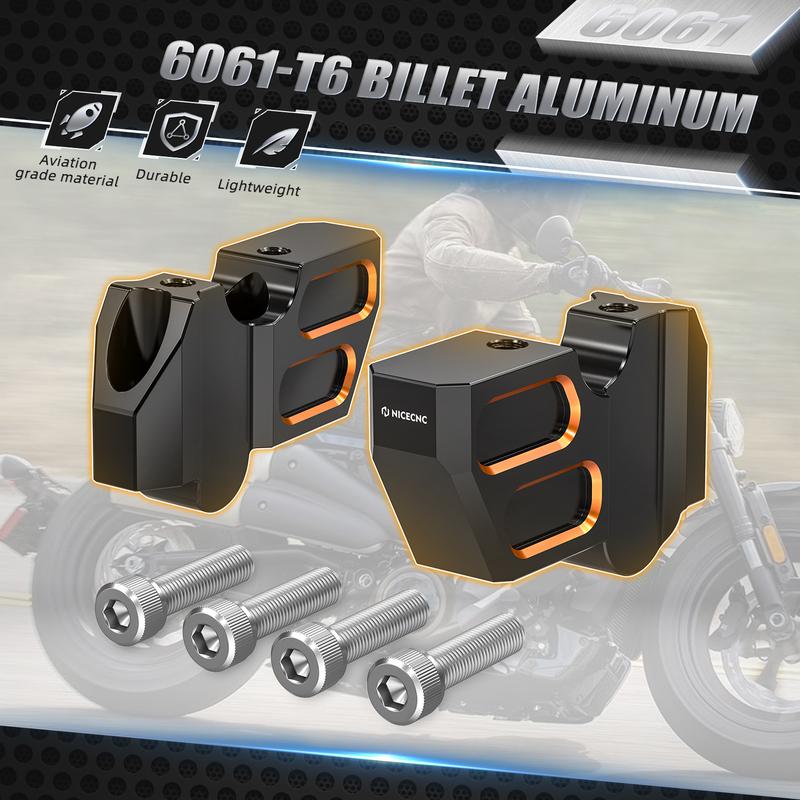 For Sportster S RH1250S 2021-2024 Handlebar Riser 1.77" RH 1250 S RH1250 S RH 1250S 2021 2022 2023 2024
