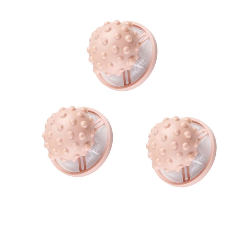 3PCS Laundry Hair Filter Ball Easy to Use Pet Lint Remover Hair Catcher for Washing Machine Household Washer Essential