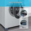 Anti-Slip Washer Foot Pads: Shockproof, Vibration Dampening, Height-Adjustable Cushions for Appliances and Furniture