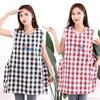 Multipurpose Stain-Resistant Kitchen Apron Sleeveless Cotton Workwear Apron Wipeable Hands Breathable Cooking Apron Home Kitchen