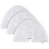 Fushing 3Pcs Steam Mop Pads, Triangle Washable Microfiber Cleaning Steamer Replacement Pads for Shark Steam Pocket Mop S3500 Series S3501 S3550 S3601