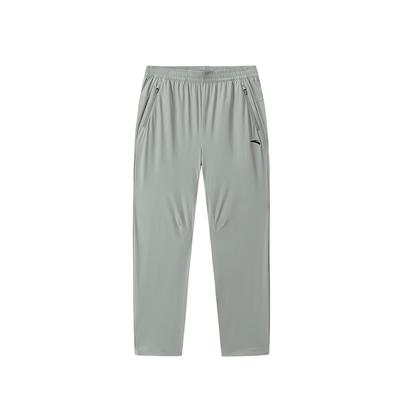 Training Long Pants Summer Knit Sports Pants Men Bottoms Granite-Gray 952627304-2