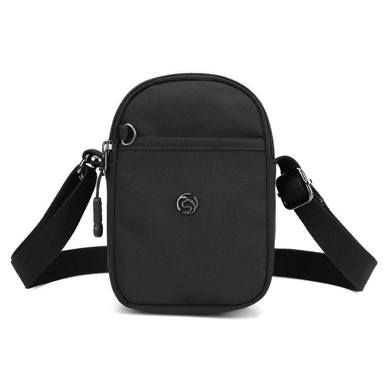Damentasche Sommer neu einfarbig Nylontasche urban schlicht kleine Tasche lässig leicht Schulter Umhängetasche Damen