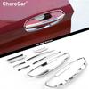 Exterior Door Handle Switch Cover Trim For Ford Mustang 2015+ Accessories Chrome