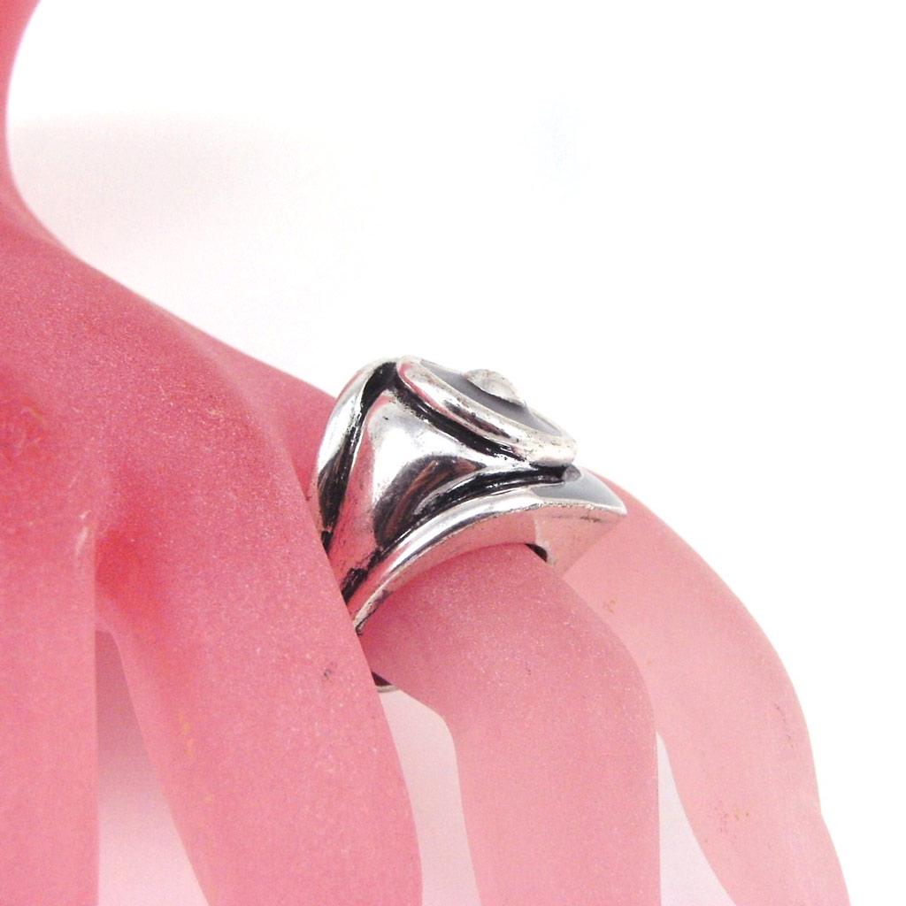 Designer Ring 'Scarlett' Black Gray