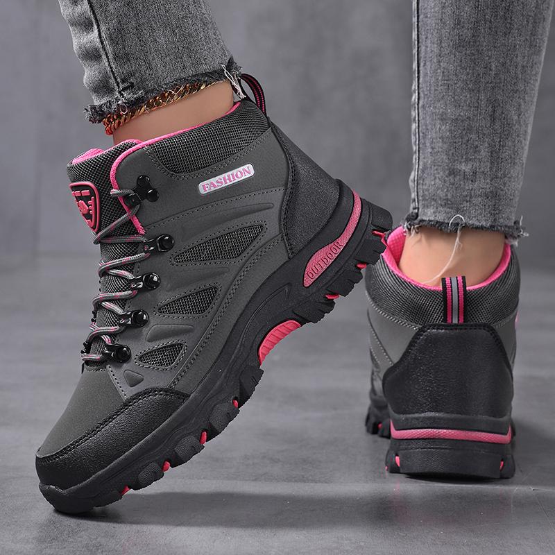 Dámské outdoorové turistické boty Nepromokavé trekové kempingové trailové boty Protiskluzové Odolné Boty pro horolezectví Dámské kotníkové boty