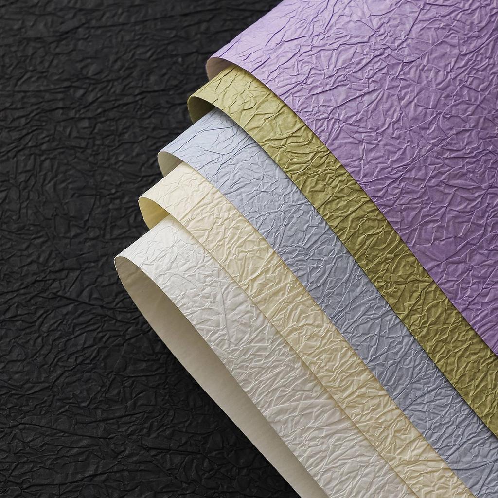 Premium Stone Pattern Pleated Wrapping Paper for Handmade Flowers and Florists