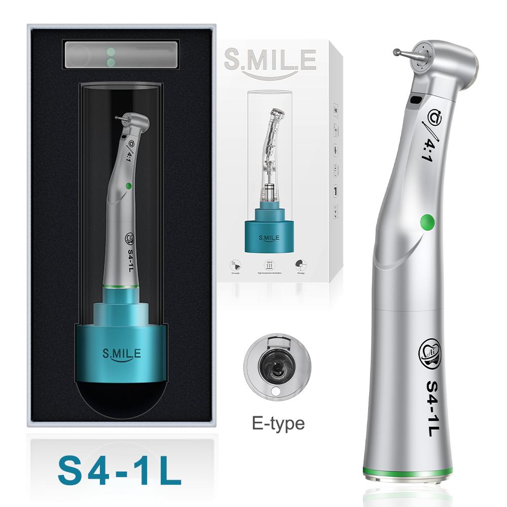 AI DENTAL Nouvelle pièce à main basse vitesse série Smile avec système de verrouillage à engrenage central 1:5/1:1/1:4.2/4:1/20:1 contre-angle d'eau intérieur
