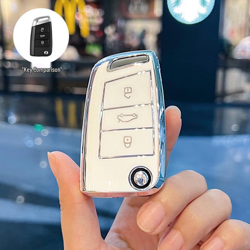 Volkswagen Passat Key Cover for 2017/18 Models - Dedicated SAIC Passat Car Key Shell with Buckle
