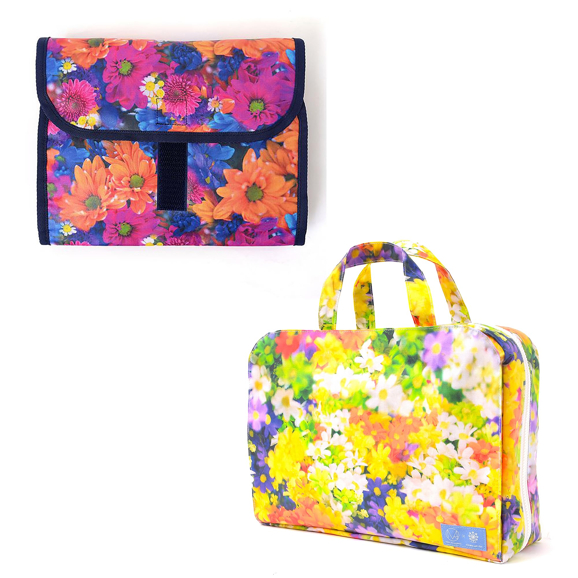 

НАБОР В СТИЛЕ ЯРКИХ КОНФЕТ: Сумочка для подгузников и Выкройка сумки для подгузников (Тип сцепления) (Флорал Д) B8001000-BTR