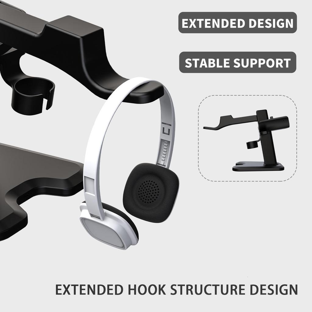For Meta Quest 3S/3/2 Charging Stand Vision Pro Storage Stand RGB Light Controller VR Accessories