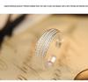 Banyan Tree S925 Silver Korean Multi-Layer Stacking Ring - Trendy Fashion Jewelry for Women