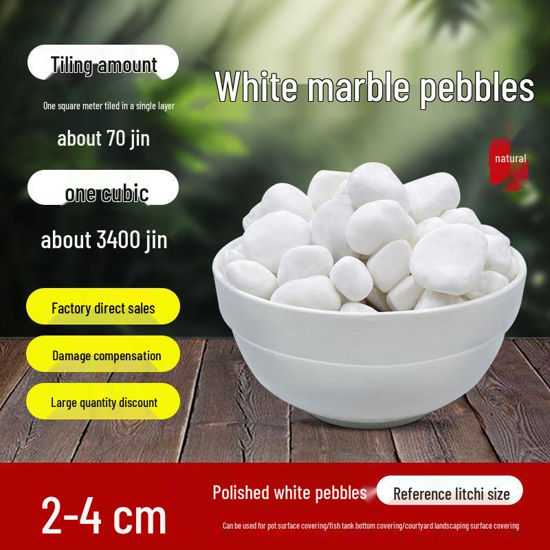 Courtyard Five-Color Pebble Paving: Natural Small Stones for Garden Landscaping