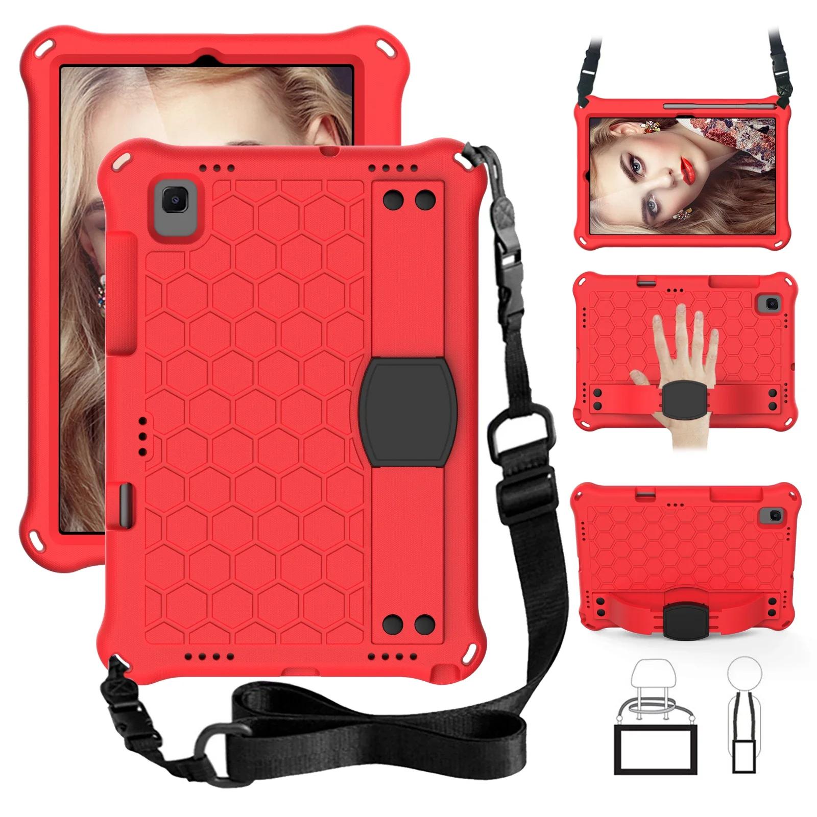 

Shockproof Case for Samsung Galaxy Tab A11 A9 Plus 11 A11+ A11 A9 8.7 A7 Lite 8.7 A9+ Cartoon EVA Tablet Cover With Strap Tab A9 8.7 inch красный