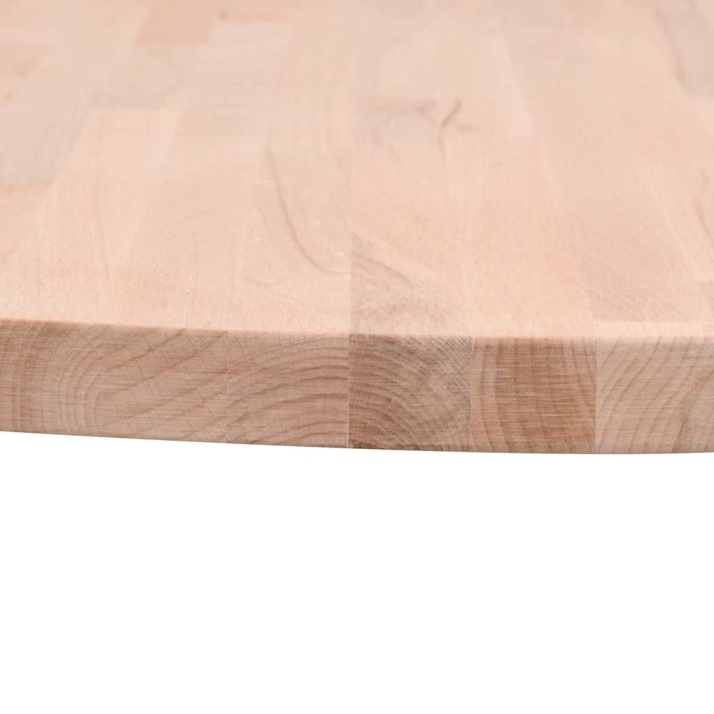 Vidaxl Blat Do Stołu, Ø80X2,5 Cm, Okrągły, Lite Drewno Bukowe