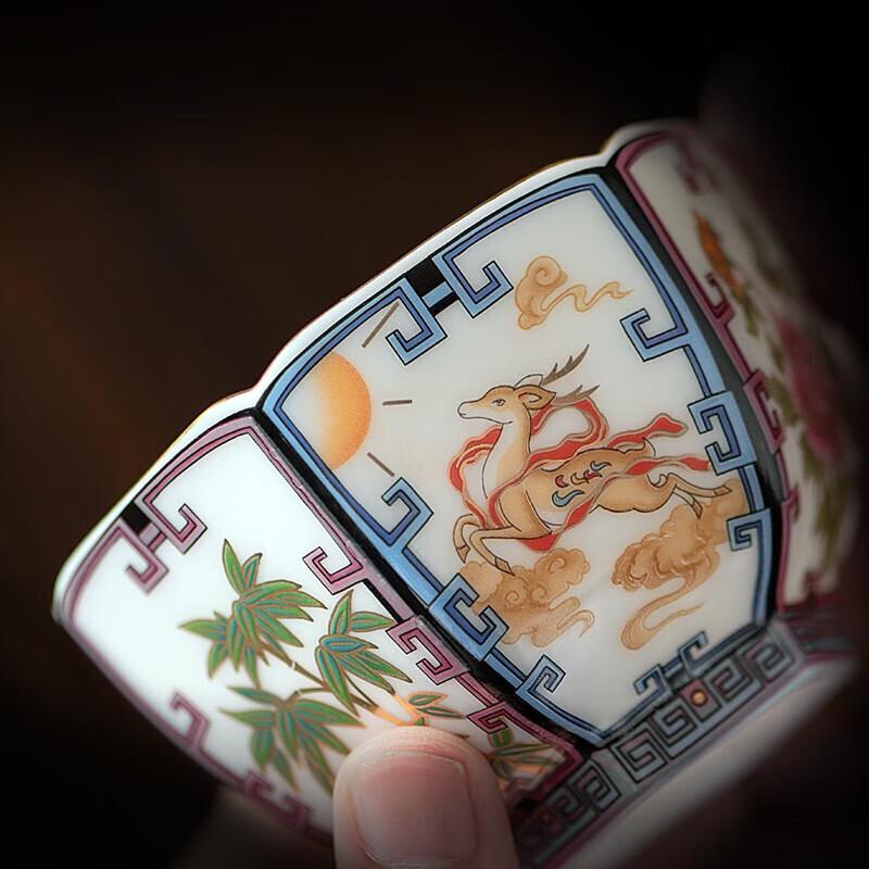 Tai Xi Ge White Jade Porcelain Master Tea Cup