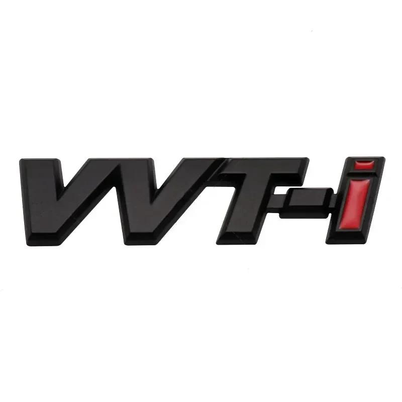 3D Metal VVTI Emblem Rear Trunk Car Sticker Fender Badge Decal For  Dual VVT-i Camry COROLLA YARiS Rav4 PRIUS