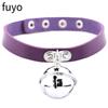 New Fashion Women Girls Harness Necklaces Bells Pendant Goth Choker Necklace Neck Collar Chocker Jewelry Gift