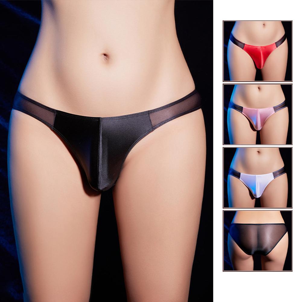 Thin Panties G-string Black/Red/White/Pink Bulge Pouch Comfort